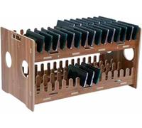 Armadietto portaoggetti in legno a 60 scomparti per cellulare, da scrivania, robusto e durevole, semplice e bello, aperto adatto per istituti di formazione scolastica