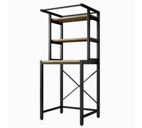Armadietto portaoggetti multifunzionale con ripiano - sopra il WC per bagno, cucina, balcone e lavanderia - Scaffale salvaspazio per la casa nization