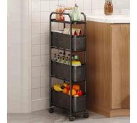 Armadietto portaoggetti per bagno, WC, facile da pulire, perfetto per ufficio, soggiorno, corridoio o camera da letto, soluzione versatile per la casa
