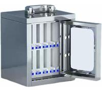 Armadietto portaoggetti per cellulare, in acciaio inox 304, con serratura intelligente con password, sicuro per cellulare, robusto e durevole, semplice e bello, adatto per scuola, ristorante, ufficio