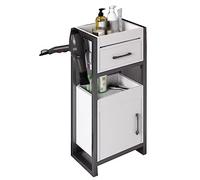 Armadietto portaoggetti per saloni di bellezza, con cassetto e armadietto, efficiente stazione per parrucchieri e barbieri, ideale per l'organizzazione e la produttività del salone di bellezza