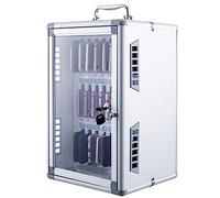 Armadietto portaoggetti trasparente con chiusura a 24 slotSecure Mobile Device Organizer per scuole e uffici Armadietto per telefono trasparente per un facile accesso e sicurezza