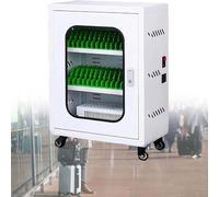 Armadietto Portaoggetti Universale Per Cellulare A 360°, Stazione Di Ricarica Mobile Con 40 Porte E Capacità Di 6-60 Slot, Carrello Di Ricarica Per Dispositivi Ricaricabili Per Cellulari E Tablet, 6