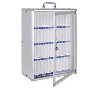 Armadietto portatile in alluminio per telefono - Armadietto sicuro con serratura per aula e ufficio - 48 slot nizer con maniglie per un facile accesso