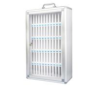 Armadietto portatile per cellulare in lega di alluminio spessa 60 slot include accessori di montaggio perfetto per aule fabbriche laboratori sicuro e soluzione