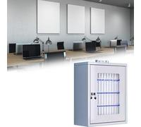 Armadietto portatile per telefono con 48 slot, montaggio a parete e autoportante, armadietto per telefono cellulare, chiudibile a chiave, design a 12 slot per una conservazione sicura