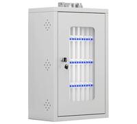 Armadietto portatile per telefono per la scuola, sicuro 12-102 bit, mobile, con fori di ventilazione, 36 scomparti, cassetta di sicurezza per telefono per classe nization