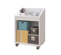 Armadietto raccoglitore sotto la scrivania in legno massello, armadietto laterale di stoccaggio mobile con ruota, armadietto per ufficio basso, libreria piccola scrivania armadio ufficio (Bla