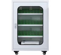 Armadietto ricaricabile di stoccaggio del telefono cellulare con la serratura a combinazione e le ruote per le scuole, le chiese, gli aeroporti