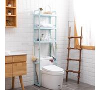 Armadietto salvaspazio per bagno, adatto alla maggior parte dei servizi igienici, facile da montare, design elegante per un'organizzazione efficiente del bagno