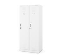 Armadietto spogliatoio Armadio metallico 2 Scompartimenti 180 cm x 80 cm x 50 cm