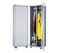 Armadietto Spogliatoio doppio sporco pulito Easy L 59 x P 40 x H 175 cm grigio chiaro