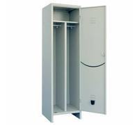 Armadio Spogliatoio in Metallo Armadietto in Kit 1 Anta Con Serratura 35x50x180h