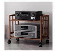 Armadietto Stereo Scaffalature Audiovisive Supporto Per Giradischi, Supporto Per Lettore Dvd A 2 Ripiani, Piccolo Scaffale Per Videoregistratore, Supporto Angolare Per Tv Stereo, Unità Compo