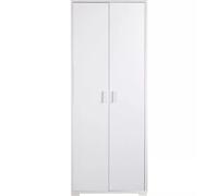 ARMADIO 2 ANTE BATTENTI BIANCO 183X70X41 CM