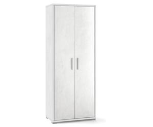 ARMADIO 2 ANTE H182 L71 P41 cm STRUTTURA E FRONTALE BIANCO OSSIDO SARMOG Db354k