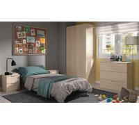KIT ARMADIO 2 ANTE 81X52XH180 CM ROVERE CHIARO