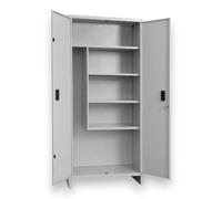 Armadio 2 ante portascope da interno in metallo chiudibile a chiave