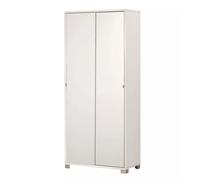 Mobile Armadio 2 Ante Scorrevoli Colore Bianco cm 82x41x h. 190