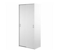 ARMADIO 2 ANTE SCORREVOLI "SPACE" BIANCO 77,6X48,2X175,4 CM