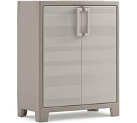 Armadio 2 Ripiani 80x44x100 cm Keter Gulliver Basso XL Sabbia e Beige