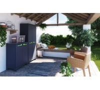 Armadio 2 ripiani 80x44x100 cm Keter Moby Basso XL Antracite