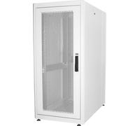 Armadio 26 Unit? 19 Per Reti E Server Misure (A)1299 X (L)600 X (P)1000 Mm. Colore Grigio Chiaro Porta Traforata