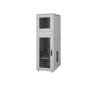 Armadio 36 Unita' Professionale Pc Industriale 3 Sezioni Per Video Server Tastiera Colore Grigio
