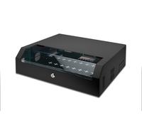 Armadio 5 Unita' Da Muro 19 Slim Line Colore Nero (A)14 X (L) 50 X (P)48 Cm.