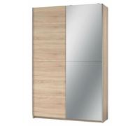 Armadio a 2 ante scorrevoli FORMIA con specchio, in laminato LAP 125x195,5x38 cm