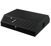 Techly Professional Armadio a muro 19'' Flat 9 Unità Nero