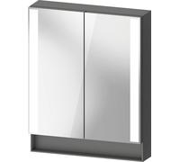 Armadio a specchio Duravit Qatego, campi luminosi laterali, 600 x 155 x 750 mm,