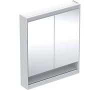 Armadio a specchio Geberit ONE con ComfortLight, 2 ante, montaggio a parete, con