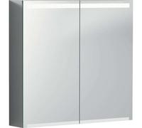 Armadio a specchio Geberit Option con illuminazione, due ante, larghezza 75 cm,