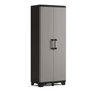 ARMADIO ALTO CM.68X39X173 4 RIP.GRIGIO-NERO