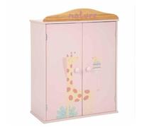 ARIAS - Armadio in legno della collezione Nature. Include un set di cinque grucce. Dimensioni: 40 x 20,50 x 54,5 cm. Giocattolo Bambini +3 anni (ARI21580)