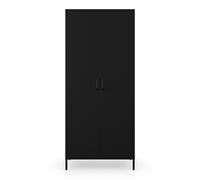 Armadio Armadietto Camera da Letto con Ripiani in Metallo 185 x 80 x 45 cm