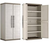 ARMADIO ARMADIETTO KETER EXCELLENCE XL ALTO TUTTOPIANI RESINA BEIGE 89X54X182H