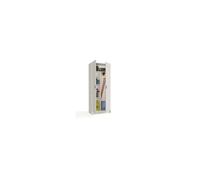 Armadio Armadietto Multiuso A Colonna Paige con 2 Ante e 5 Ripiani Ingresso Camera da Letto 73 x 180 x 37 cm Colore Bianco