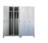 Armadio armadietto spogliatoio 6 posti con tramezzo sporco/pulito DIM 180X50X180