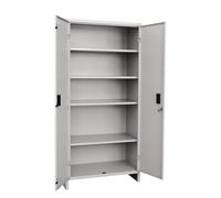 ARMADIO ARMADIETTO TUTTO PIANI 4 RIPIANI MENSOLE 60 x 40 x H 179 METALLO GRIGIO