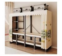 Armadio armadio portatile, appendiabiti pieghevole con copertura, appendiabiti resistente per appendere vestiti, organizer per armadio per camera da letto