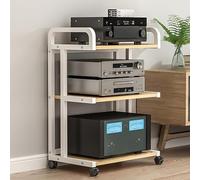 Armadio audio stereo a 3/4/5 ripiani, scaffale per console di gioco, TV Box, lettore DVD, versatile per intrattenimento domestico