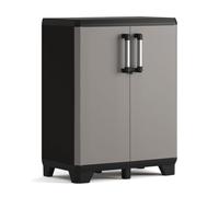 ARMADIO BASSO CM.68X39X90 2 RIP.GRIGIO E NERO