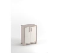 Armadio Basso Gulliver 2 Ripiani Regolabili Sabbia/Beige 80x44x100 H Cm