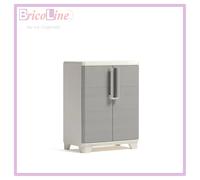 Keter armadio linear wood basso 9725300 90x39x68 per esterno-interno - 9725300