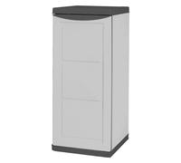 ARMADIO BASSO PORTA BOMBOLA COLONNA CM. 40X45XH91 - GRIGIO/NERO