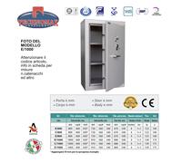 ARMADIO BLINDATO E/1000 100X60X43 HxLxP MONOBLOCCO TECHNOMAX SERIE CONFORT