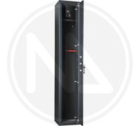 ARMADIO BLINDATO PORTAFUCILE 5 POSTI 31x21x148H cm.+ TESORETTO MAURER 95327