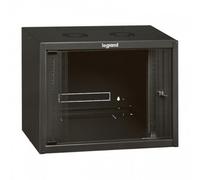 ARMADIO BOX DA PARETE LEGRAND 6U 358X600X450 PORTA IN VETRO RAL 7016